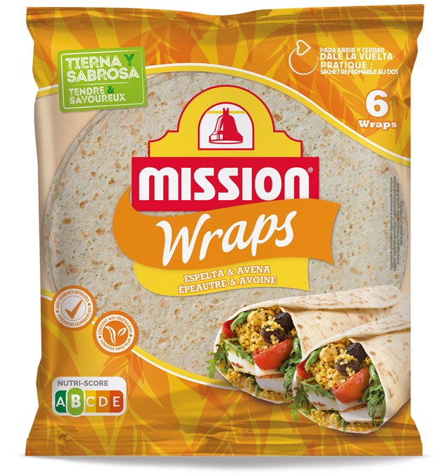 Wraps Espelta Y Avena Mission Foods